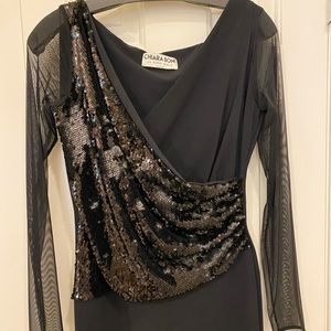 Vintage Chiara Boni Sequin Cocktail Dress Size 12